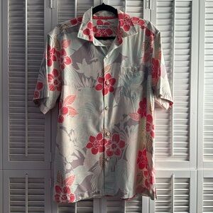 Tommy Bahama Island Shirt Islandzone 70 % Silk, 30% Coolzone